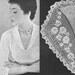 1955 Rose and Shamrock Collar Blouse Vintage Crochet Pattern PDF 183