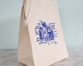 SLR camera lunch bag - recycled cotton