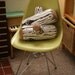 Birch Screen Printed Wool Log Pillow