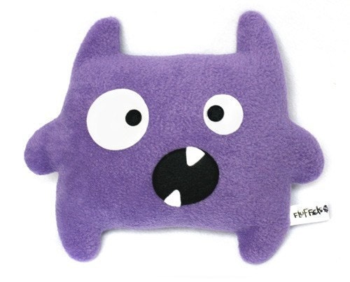 Zimbo cute monster plush lilac