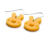 Yellow Bunny earrings