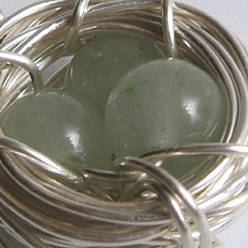 Great Blue Heron Nest Necklace