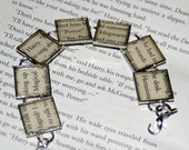 Harry Potter Recycled Book Bracelet
