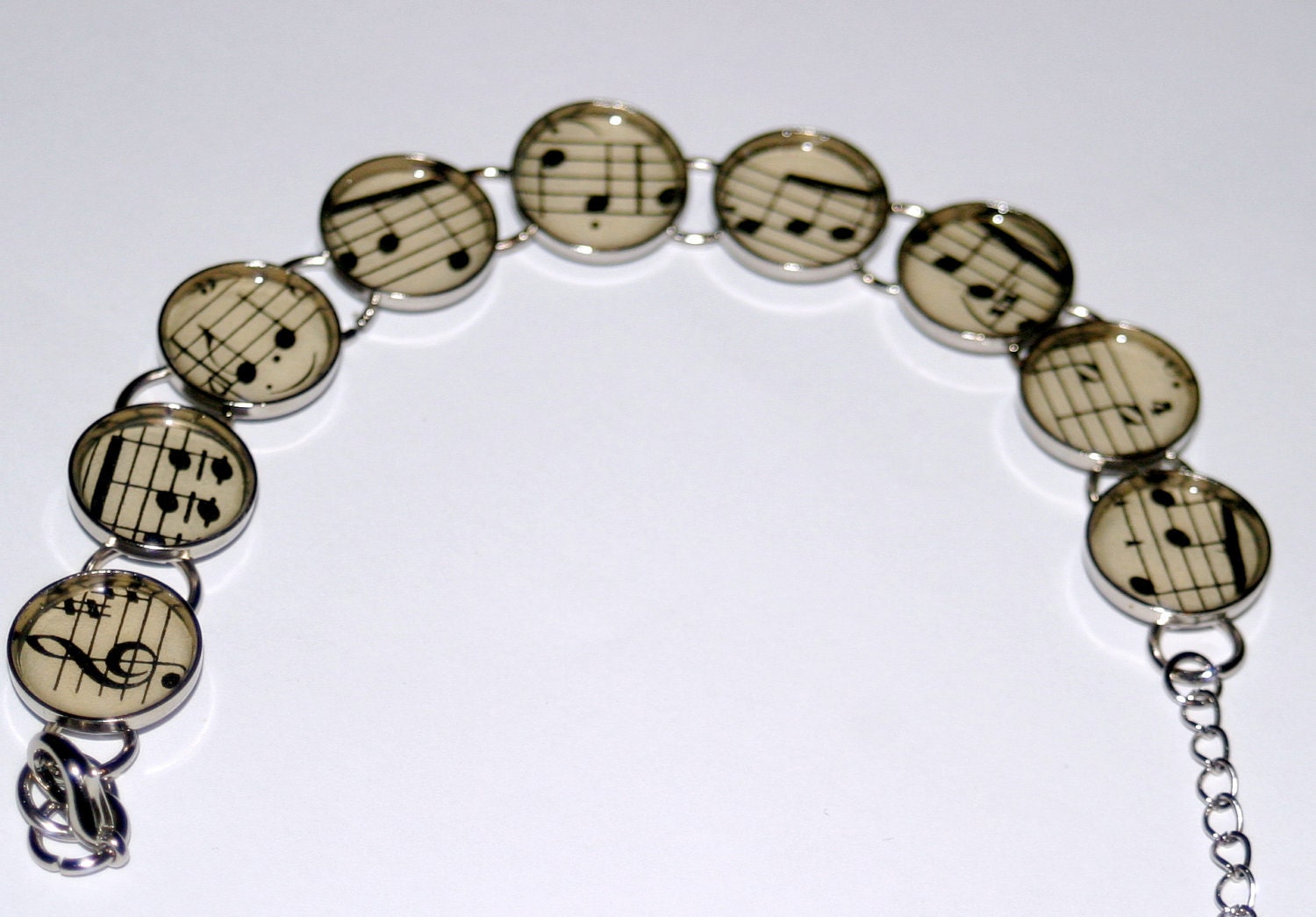 Vintage Sheet Music Bracelet