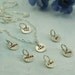 Tiny Word Charm - Les Petite Collection - necklace in sterling silver by Kathryn Riechert - choose from several words