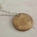 Lucky Penny Necklace -- sterling silver with a coin by Kathryn Riechert