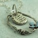 Find Your Inner Happy - in sterling silver with enameled flower by Kathryn Riechert