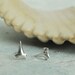 Shark Teeth Stud Earrings - Lookin' Sharp - in sterling silver by Kathryn Riechert