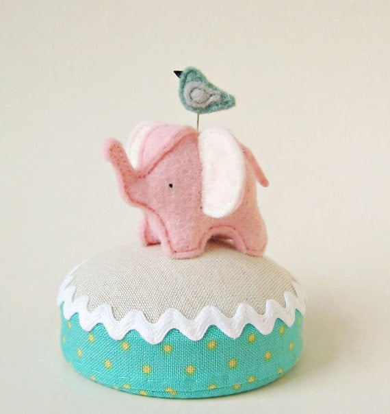 Baby Elephant Pincushion