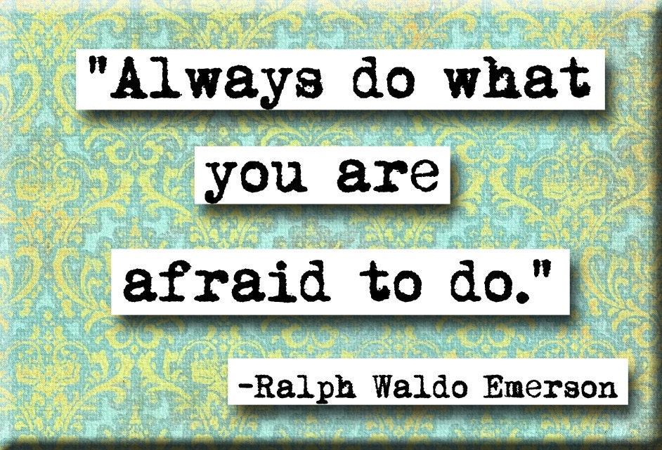 Ralph Waldo Emerson Quote Magnet (no.215)