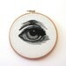 Human Eye Stitched Illustrated Hand Embroidered Wall Art