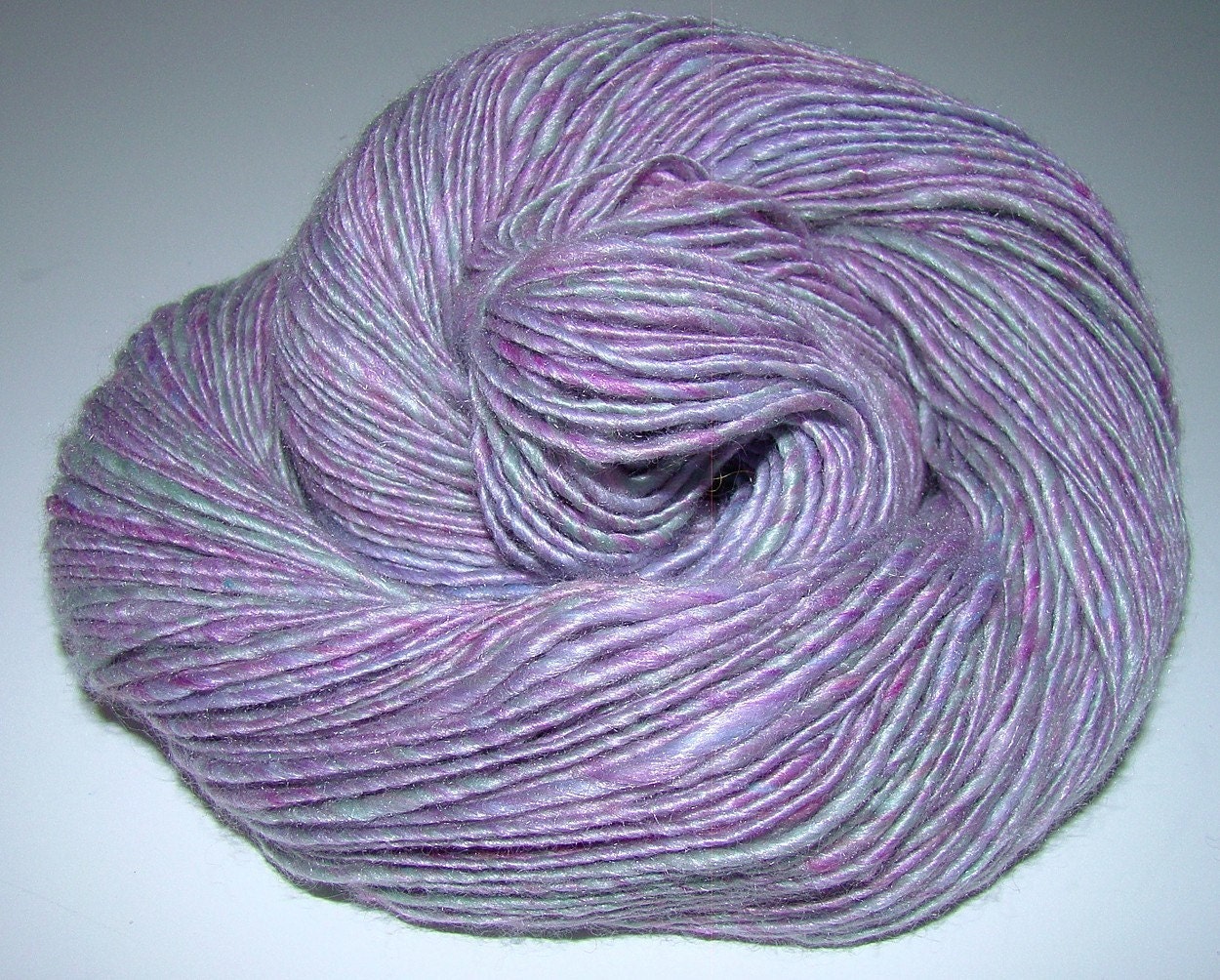 Irises - Handdyed/Handspun Merino/Tencel Blend Yarn 175yds