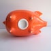 Mexican Piggy Bank Vintage Design in Orange