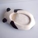 Ceramic Panda Bear Soap Dish Tray / Spoon rest Vintage Design