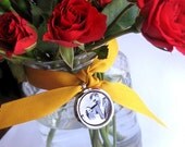 Wedding Bouquet Memory Locket- holds photos, charms, keepsakes