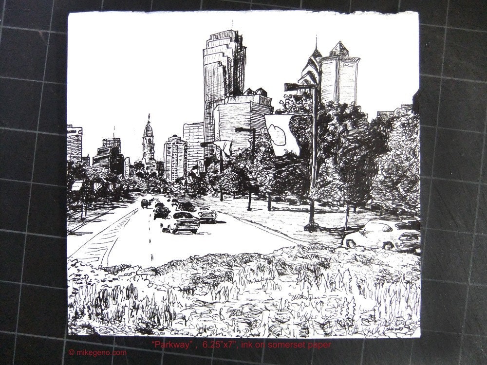 Drawing Of Cityscape