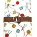 SHORT dpn or circular Knitting Needle Case Organizer - Crazy Knitting Yarn - 24 brown pockets