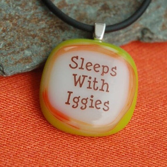 Sleeps With Iggies Charm Necklace