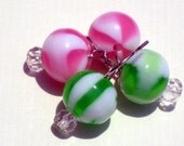 Bubble Gum Stripe Earrings