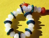 Snowflakes and Turquoise Bracelet