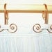 12 Handcrafted Solid Copper Shower Curtain Hooks