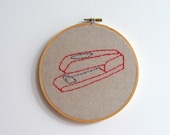Hand Embroidery Hoop - Swingline Stapler