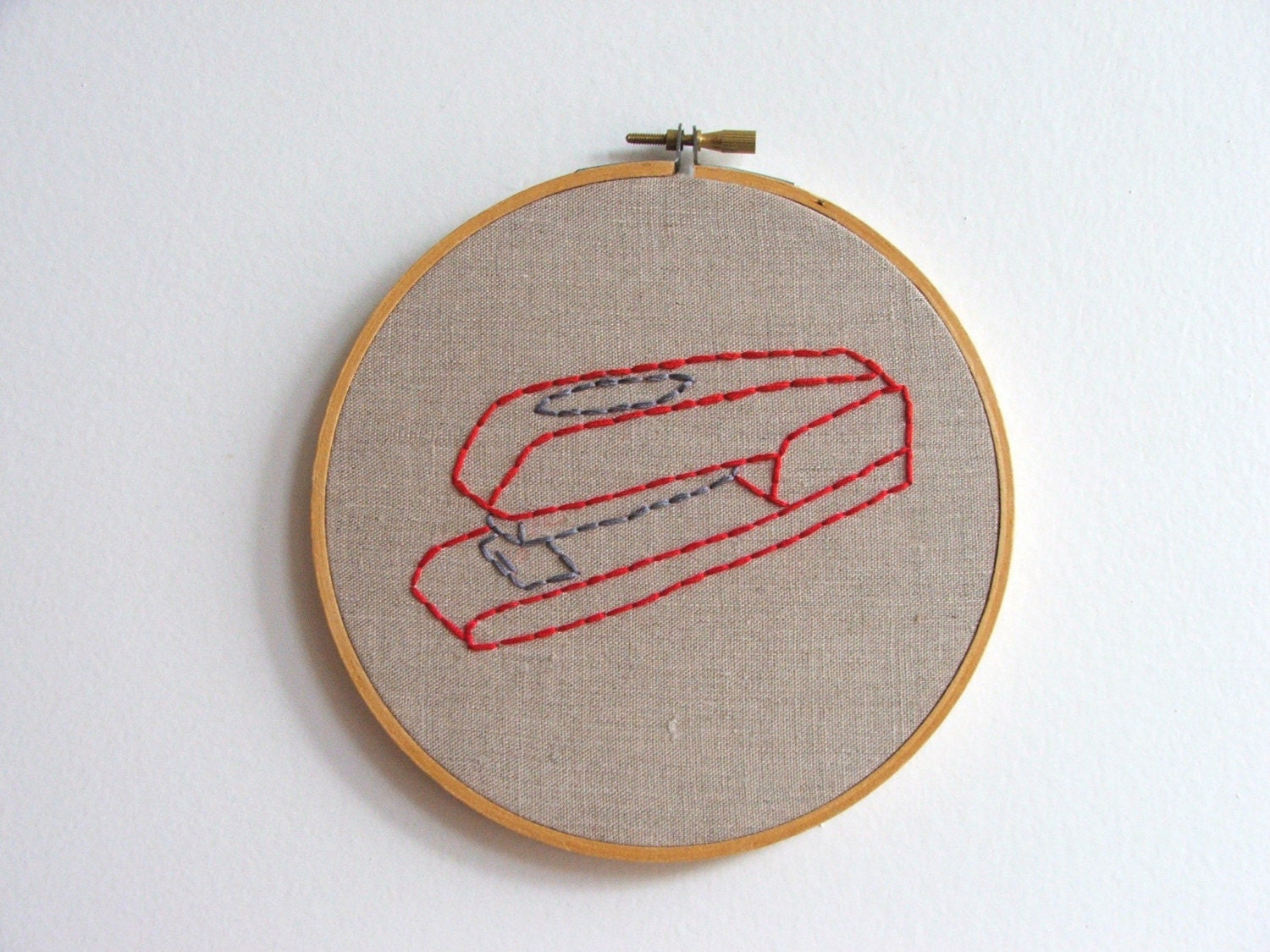 Hand Embroidery Hoop - Swingline Stapler