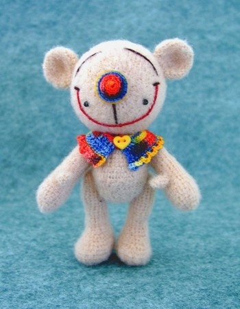 Crochet Pattern -  Amigurumi Bear Doll, Japanese-Style Sakura - Instant Download