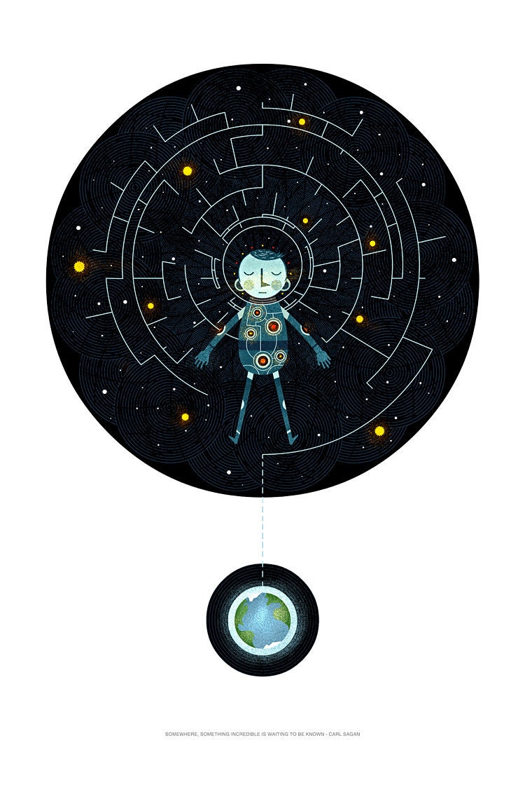 Somewhere - Print by Scott Benson