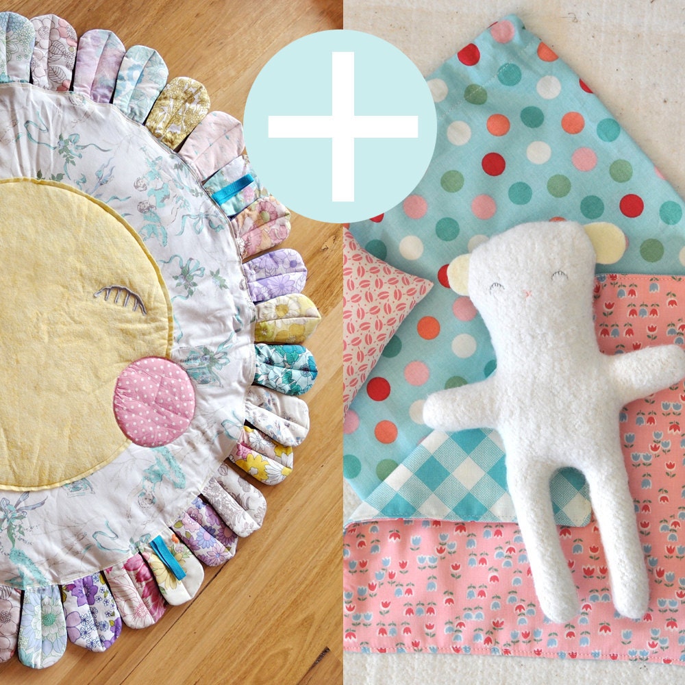 fleur playmat and baby oobee pattern set