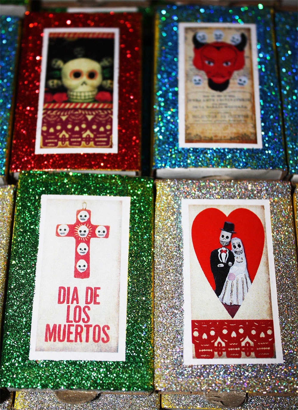 Day of the Dead Mexican Wedding Favors 100 Matchboxes Party Decorations