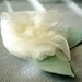Baby Rose Garden Hair Snapper - Organza