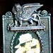Steampunk Picture Frame Exclusive Design by 19 Moons - Recycled Art Nouveau Victorian Style Art Photo Frame with Egyptian Sphinx and Bees