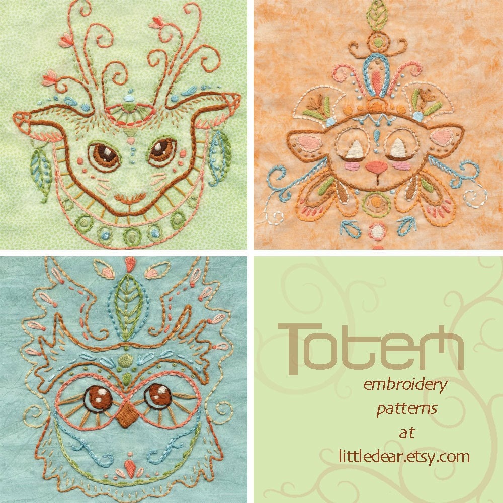 Kotori Owl Embroidery Pattern PDF
