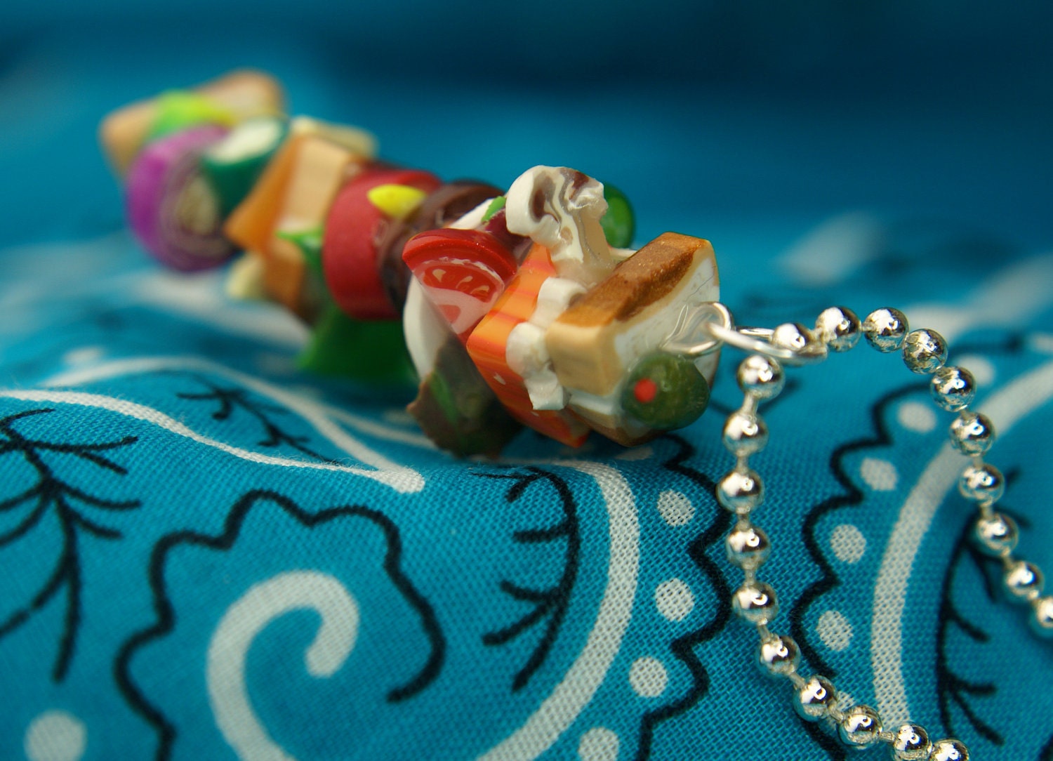 NECKLACE Super Stacker Vegetarian Dagwood Sandwich