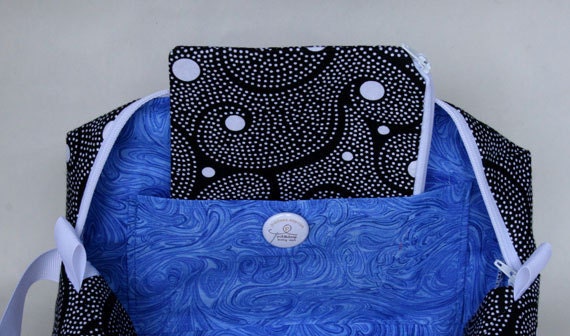 Black and White Large Box bag