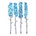 True Blue Watercolour Landscape Art Print Winter Tree Artwork Home Wall Poster