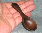 Walnut Coffee Scoop (small one teaspoon size)