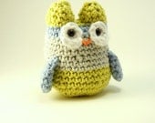 Owl Plush Crochet Small Cotton Toy