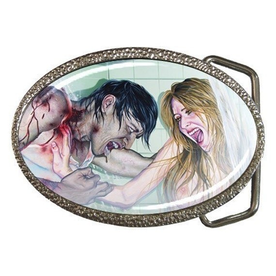 RW2 Zombie Belt Buckle The Shower Scene