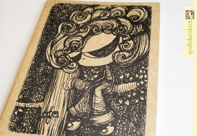 Imaginary Friend Moleskine Cahier . XL Notebook . Ruled Pages