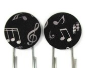 Set of 2 Jumbo Paperclips Let's Make Music