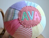 Personalized Sweater Ball - Pastel Rainbow
