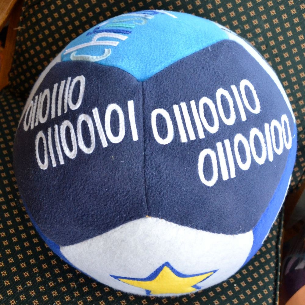 Personalized Giant Fleece Ball - DR WHO Themed