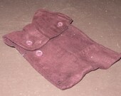 Cuff ID Purse or Wallet Reclaimed and Recycled in Purple