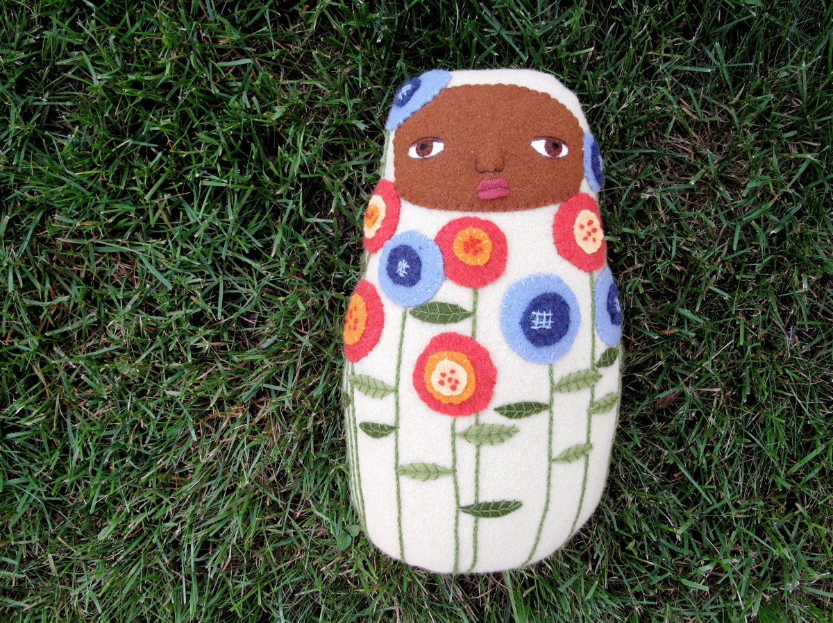Swaddled Flower Baby