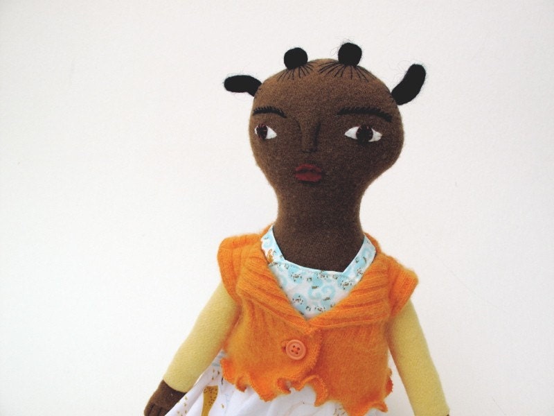 brown girl doll with mermaids
