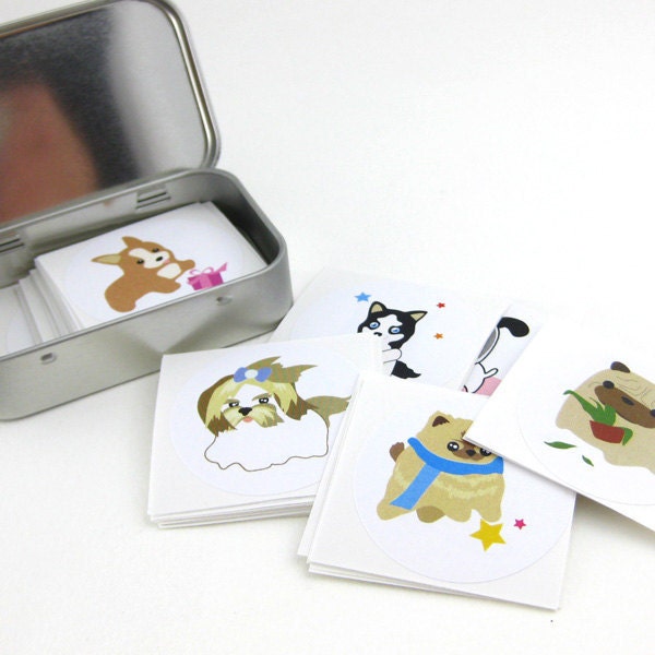 100 Random Dog Stickers STKX001