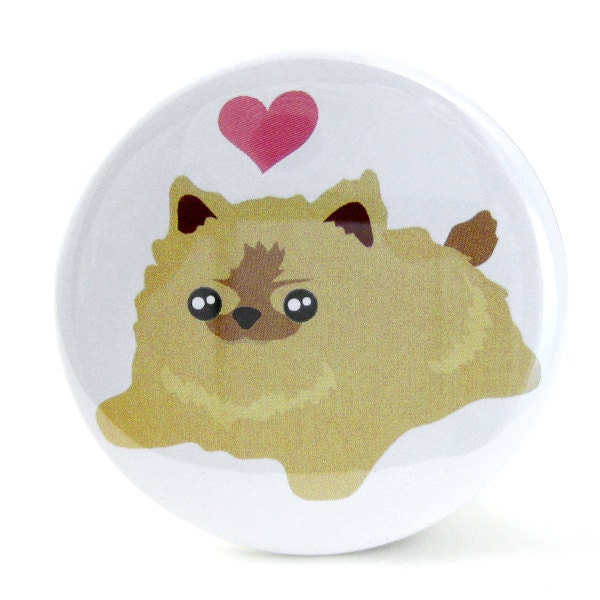Pocket Mirror - Pom Pom the Pomeranian Sweet - MIPP002