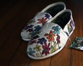 Custom TOMS Shoes - Wildflowers All Over